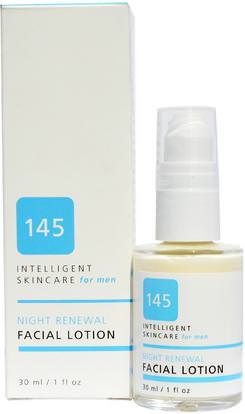 145 Intelligent Skincare for Men, Night Renewal Facial Lotion, By Earth Science, 1 fl oz (30 ml) ,علوم الأرض، ومكافحة الشيخوخة