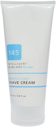 145 Intelligent Skincare for Men, Smooth Start Shave Cream, By Earth Science, 5.9 fl oz (174 ml) ,علم الأرض، حمام، الجمال، كريم الحلاقة