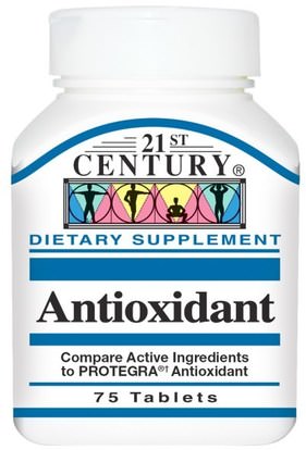 21st Century, Antioxidant, 75 Tablets ,المكملات الغذائية، مضادات الأكسدة، مضادات الأكسدة