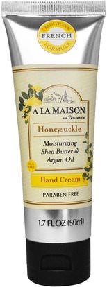 A La Maison de Provence, Hand Cream, Honeysuckle, 1.7 oz (50 ml) ,حمام، الجمال، كريمات اليد