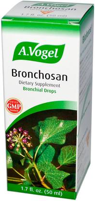A Vogel, Bronchosan, Bronchial Drops, 1.7 fl oz (50 ml) ,والصحة والرئة والشعب الهوائية، وسعال فوجيل والدعم المناعي