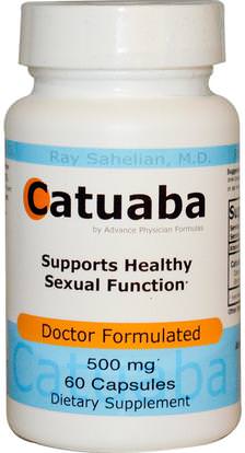 Advance Physician Formulas, Inc., Catuaba, 500 mg, 60 Capsules ,الصحة، الرجال، كاتوابا