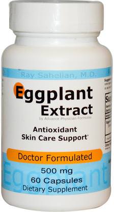 Advance Physician Formulas, Inc., Eggplant Extract, 500 mg, 60 Capsules ,والمكملات الغذائية، ومضادات الأكسدة
