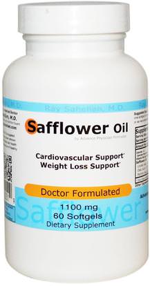 Advance Physician Formulas, Inc., Safflower Oil, 1100 mg, 60 Softgels ,والمكملات الغذائية، زيت القرطم، والصحة، والنظام الغذائي