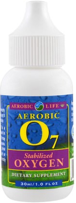 Aerobic Life, Aerobic 07, 1.0 fl oz (30 ml) ,والمكملات الغذائية، والصحة، والانفلونزا الباردة والفيروسية