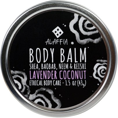 Alaffia, Body Balm, Lavender Coconut, 1.5 oz (43 g) ,والصحة، والعناية بالبشرة
