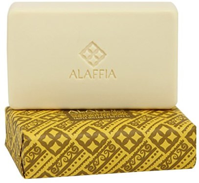 Alaffia, Triple Milled Shea Butter Soap, Pineapple Coconut, 5 oz (142 g) ,حمام، الجمال، الصابون، العناية بالجسم