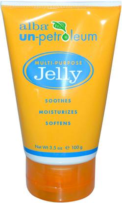 Alba Un-Petroleum, Multi-Purpose Jelly, 3.5 oz (100 g) ,صحة الطفل، ديابيرينغ، كريامز حفاضات، حمام، الجمال، غسول الجسم، غسول الطفل
