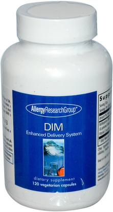 Allergy Research Group, DIM, Enhanced Delivery System, 120 Veggie Caps ,المكملات الغذائية، دييندولميثان (خافت)