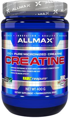 ALLMAX Nutrition, 100% Pure Micronized Creatine, 14.1 oz (400 g) ,والرياضة، ومسحوق الكرياتين