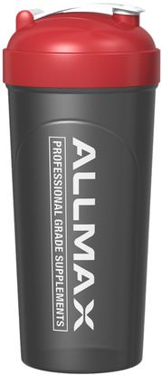 ALLMAX Nutrition, Leak-Proof Shaker, BPA-FREE Bottle with Vortex Mixer, 25 oz (700 ml) ,Herb-sa