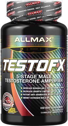 ALLMAX Nutrition, TestoFX, 5-Stage Male Testosterone Amplifier, 90 Capsules ,الصحة، الرجال، الرياضة، التستوستيرون