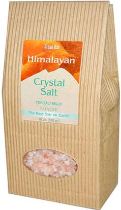 Aloha Bay, Himalayan Crystal Salt, Coarse, 18 oz (510 g) ,الطعام والتوابل والتوابل والملح الملح الطبيعي