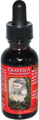 Amazon Therapeutics, Graviola, 1 oz (30 ml) ,الأعشاب، غرافيولا