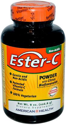 American Health, Ester-C, Powder with Citrus Bioflavonoids, 8 oz (226.8 g) ,الفيتامينات، فيتامين ج، استر مسحوق ج