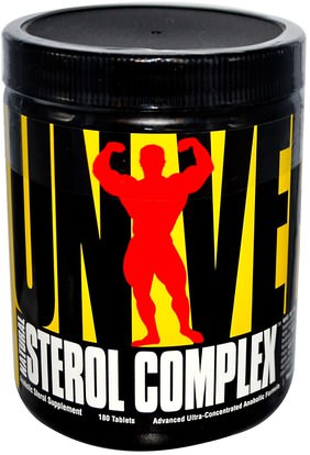 مكملات الابتنائية، والرياضة، والعضلات Universal Nutrition, Natural Sterol Complex, Anabolic Sterol Supplement, 180 Tablets
