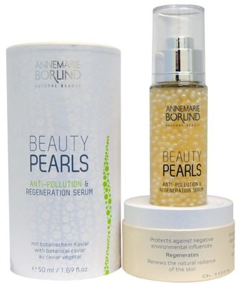 AnneMarie Borlind, Beauty Pearls, Anti-Pollution & Regeneration Serum, 1.69 fl oz (50 ml) ,الصحة، مصل الجلد