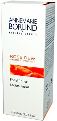 AnneMarie Borlind, Rose Dew, Hydro Stimulant, Facial Toner, 5.07 fl oz (150 ml) ,الجمال، أحبار الوجه