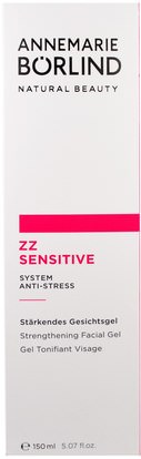 AnneMarie Borlind, ZZ Sensitive, Strengthening Facial Gel, 5.07 fl oz (150 ml) ,الجمال، أحبار الوجه، الجلد، ز الحساسة سلسلة العناية بالبشرة