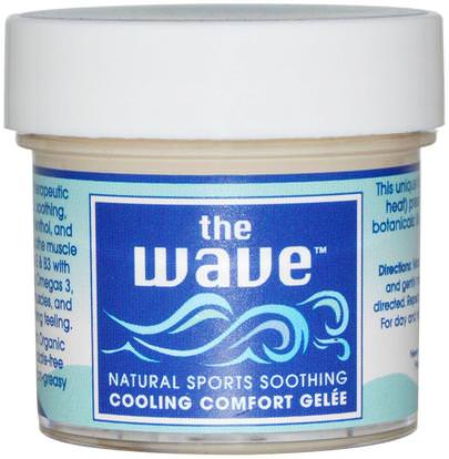 Aroma Naturals, The Wave, Natural Sports Soothing, Cooling Comfort Gelee, 1 oz (30 g) ,والصحة، والجلد، وزيت التدليك، ومكافحة الألم