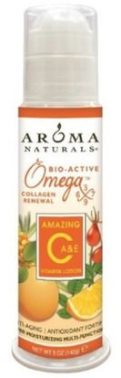 Aroma Naturals, Vitamin C Lotion, Amazing, A & E, 5 oz (142 g) ,الجمال، العناية بالوجه، نوع البشرة مكافحة الشيخوخة الجلد، حمام، حمام أوميغا