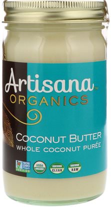 Artisana, Organics, Coconut Butter, 14 oz (397 g) ,الغذاء، زبدة الجوز، أرتيسانا زبدة جوز الهند والزيت