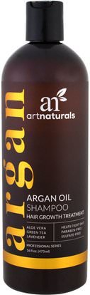 Artnaturals, Argan Oil Shampoo, Hair Growth Treatment, 16 fl oz (473 ml) ,حمام، الجمال، الشامبو، شامبو أرغان