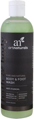 Artnaturals, Body & Foot Wash, Anti-Fungal, 12 fl oz (354.8 ml) ,حمام، الجمال، هلام الاستحمام