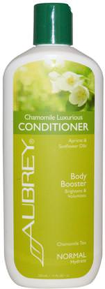 Aubrey Organics, Chamomile Luxurious Conditioner, 11 fl oz (325 ml) ,حمام، الجمال، الشعر، فروة الرأس، مكيفات