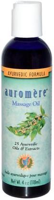Auromere, Massage Oil, 4 oz (118 ml) ,الصحة، الجلد، زيت التدليك