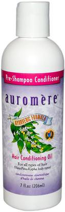 Auromere, Pre-Shampoo Conditioner, Hair Conditioning Oil, 7 fl oz (206 ml) ,حمام، الجمال، مكيفات، الشعر، فروة الرأس، الشامبو، مكيف