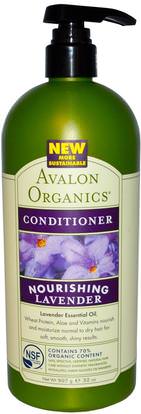 Avalon Organics, Conditioner, Nourishing, Lavender, 32 oz (907 g) ,Herb-sa