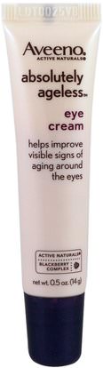 Aveeno, Absolutely Ageless, Eye Cream.5 oz ( 14 g) ,الجمال، كريمات العين