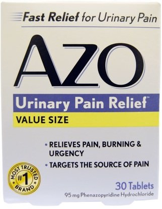 Azo, Urinary Pain Relief, 30 Tablets ,والصحة، والصحة البولية