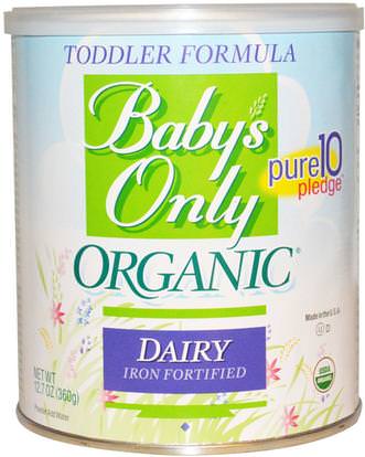 Natures One, Toddler Formula, Dairy, Iron Fortified, 12.7 oz (360 g) ,صحة الأطفال، حليب الأطفال والحليب المجفف، الصيغة العضوية