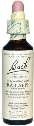 Bach, Original Flower Essences, Crab Apple, 0.7 fl oz (20 ml) ,الصحة