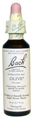 Bach, Original Flower Remedies, Olive, 0.7 fl oz (20 ml) ,الصحة