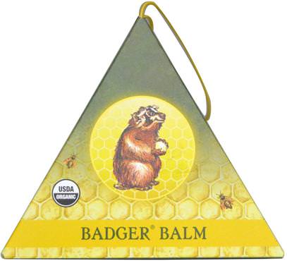 Badger Company, Badger Balm Ornament.75 oz ,حمام، الجمال، عطاء منحة، المجموعات، نساء، إلتحم