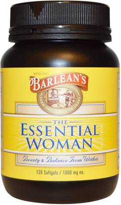 Barleans, The Essential Woman, 1000 mg, 120 Softgels ,الصحة، المرأة