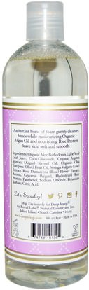 حمام، الجمال، أرجان، حمام Deep Steep, Argan Oil Foaming Hand Wash Refill, Lilac Blossom, 16 fl oz (474 ml)