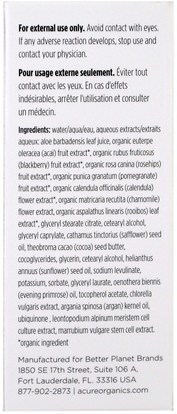 حمام، الجمال، أرجان، كريمات العين Acure Organics, Eye Cream, Chlorella + Edelweiss Extract, 1 fl oz (30 ml)