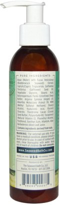 حمام، الجمال، المستحضرات أرغان والزبدة، غسول الجسم Seaweed Bath Co., Wildly Natural Seaweed Body Cream, Unscented, 6 fl oz (177 ml)