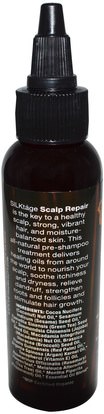 حمام، الجمال، أرجان، شامبو Emtage Beauty, SILKtage Scalp Repair, Pre-Wash Healing Oil Treatment, 2.0 fl oz (60 ml)