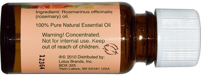 حمام، الجمال، الزيوت العطرية الزيوت، روزماري النفط Natures Alchemy, Essential Oil, Rosemary, 0.5 oz (15 ml)