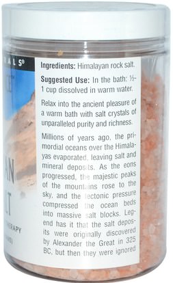 حمام، الجمال، أملاح الاستحمام Source Naturals, Himalayan Bath Salt, 25 oz (709 g)