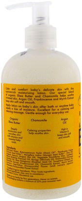 حمام، الجمال، غسول الجسم، إمرأة، لوسيون Shea Moisture, Baby Lotion, with Frankincense & Myrrh, Normal to Dry Skin, 13 fl oz (384 ml)