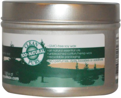 حمام، الجمال، الشمعات Way Out Wax, All Natural Aromatherapy Candle, Northern Forest, 3 oz (85 g)