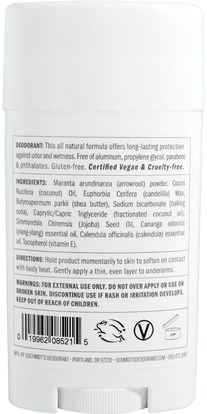 حمام، الجمال، مزيل العرق Schmidts Natural Deodorant, Ylang-Ylang + Calendula, 3.25 oz (92 g)
