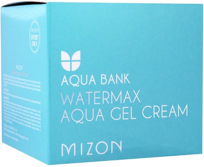 حمام، الجمال، العناية بالوجه، الكريمات المستحضرات، الأمصال Mizon, Aqua Bank, Watermax Aqua Gel Cream, 4.22 oz (125 ml)