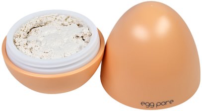 حمام، الجمال، أقنعة الوجه، أقنعة الطين Tony Moly, Egg Pore Tightening Cooling Pack, 30 g
